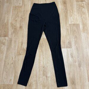 ISABEL MATERNITY LEGGINGS ANKLE OVER BELLY STRETCH SIZE XS BASIC BLACK CASUAL